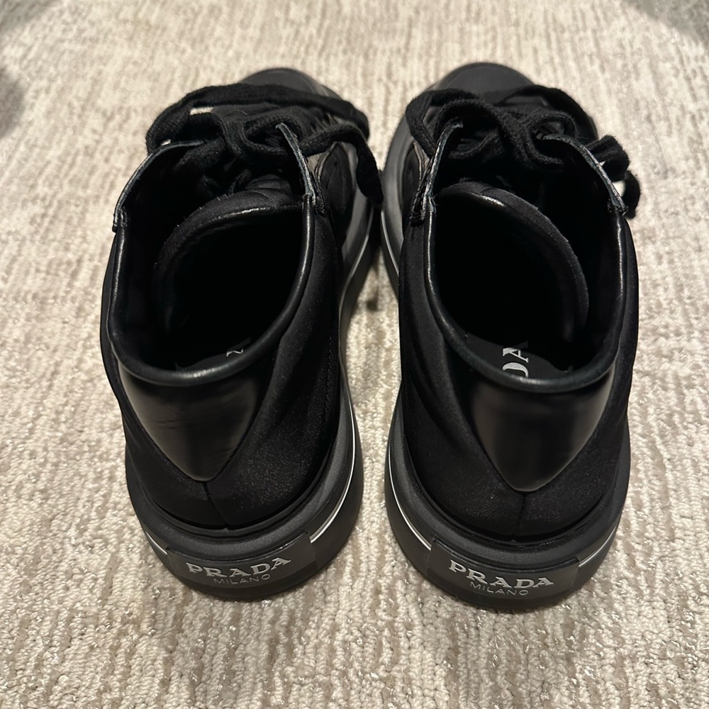 Prada Black Low-Top Sneakers - Picture 3 of 3